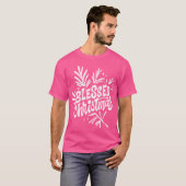 祝福されたクリスマスの少年 Tシャツ (正面フル)