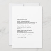 祝福されたゴールドスクリプトのクリスマスツリーのフォトコラージュH (裏面)