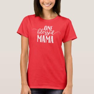 祝福されたママひとり Tシャツ