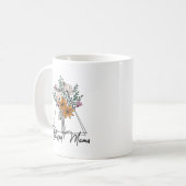 祝福されたママ母の日のギフトコーヒーマグ コーヒーマグカップ (正面左)