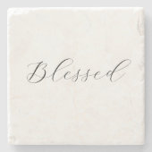 祝福された大理石ストーンコースター ストーンコースター (正面)