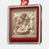 祝福された方々がこのマングル飾りを守られますように メタルオーナメント (左)