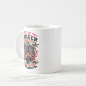 祝福された溶接ファブリケーターの名言アート コーヒーマグカップ (正面左)