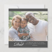祝福された父の日の聖書の言葉 シーズンカード (正面)