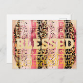 祝福された ポストカード (正面/裏面)