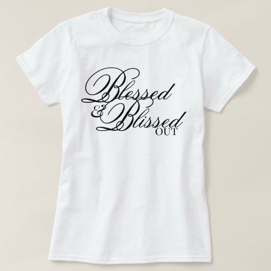 "祝福され快感" 美意識の肯定 Tシャツ (デザイン正面)