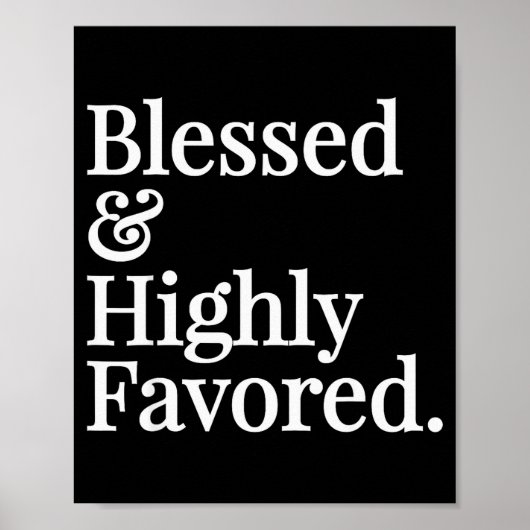 祝福され恵まれたクリスチャングッズ ポスター (正面)