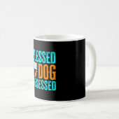 祝福され犬に夢中な犬好き コーヒーマグカップ (正面右)