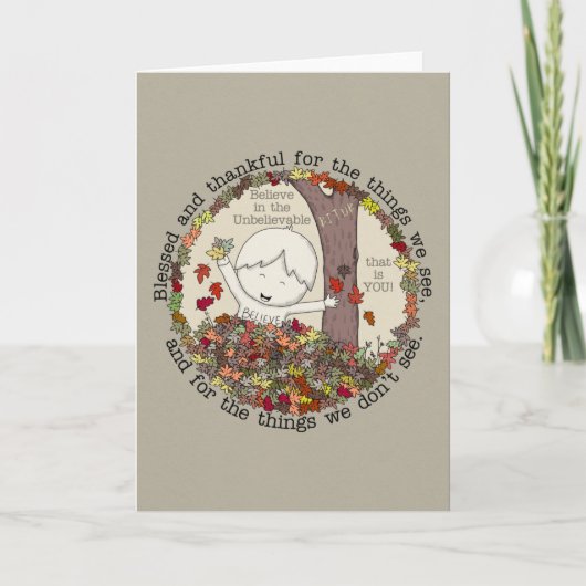 祝福と感謝 シーズンカード (正面)