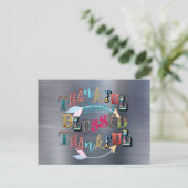 祝福と感謝 ポストカード (スタンド正面)