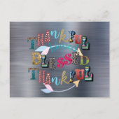 祝福と感謝 ポストカード (正面)