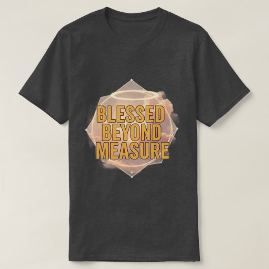祝福に満ちたクリスチャン メンズTシャツ Tシャツ (デザイン正面)