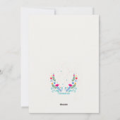 祝福のハヌカ・フラット・ホリデーカード シーズンカード (裏面)