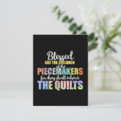 祝福のピースメーカー 子供たち 手縫い クッションフック サンキューカード (スタンド正面)