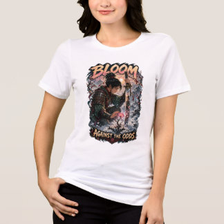 祝福のモチベーショナルタイポグラフィTシャツ トライブレンドTシャツ