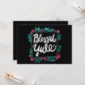 祝福のユール カード (正面/裏面インサイチュ)