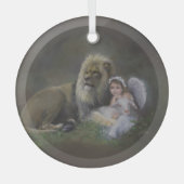 祝福の三つ  ガラスオーナメント (正面)