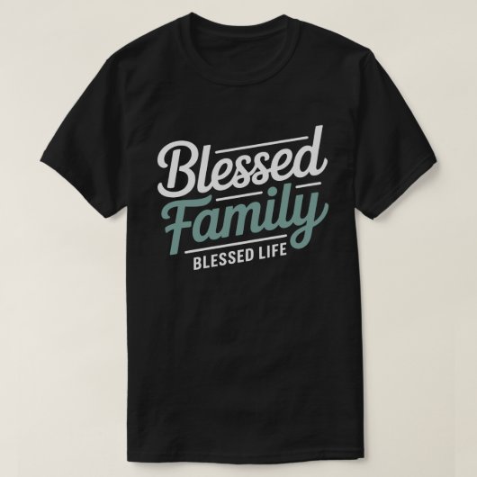 祝福の家族、祝福の人生 Tee Tシャツ (デザイン正面)