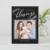 祝福の枝 ホリデー フォト カード (スタンド正面)