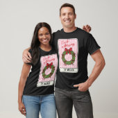 祝福の輪クリスマスリース Tシャツ (ユニセックス)