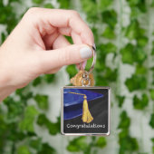 祝福の青と黒 キーホルダー (手)