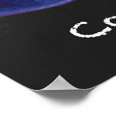 祝福の青と黒 ポスター (角)