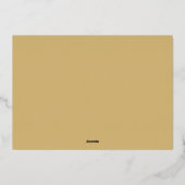 祝福の風景写真 ゴールド 箔シーズンカード (裏面)