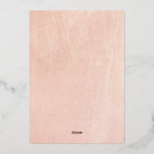 祝福ファミリーフォトリアルホイルホリデーカード 箔シーズンカード (裏面)