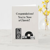 祝福!あなたはクラシックはおもしろい- カード (黄色い花)