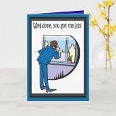 祝福!お得前の仕事 カード (黄色い花)