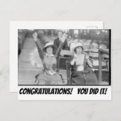 祝福!やったな！ポストカード ポストカード (正面/裏面)