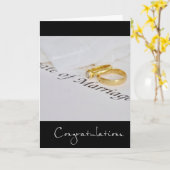 祝福 カード (黄色い花)