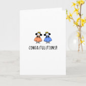 祝福! カード (黄色い花)