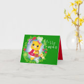 祝福 カード (黄色い花)