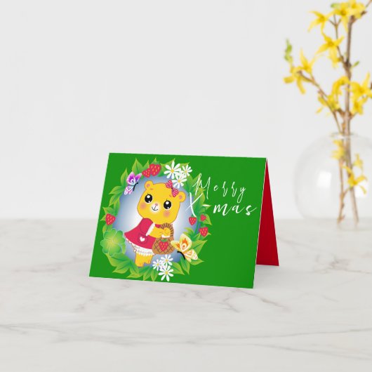 祝福 カード (黄色い花)