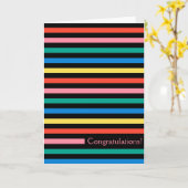 祝福 カード (黄色い花)