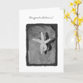 祝福! カード (黄色い花)