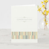 祝福 カード (黄色い花)