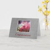 祝福 カード (黄色い花)