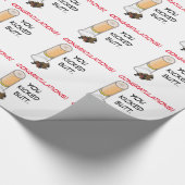 祝福!キミお尻 パーソナライズされた ラッピングペーパー (角)