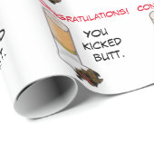 祝福!キミお尻 パーソナライズされた ラッピングペーパー (ロールコーナー)