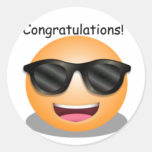 祝福!シール ラウンドシール (正面)