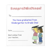 祝福! ノートパッド (正面)