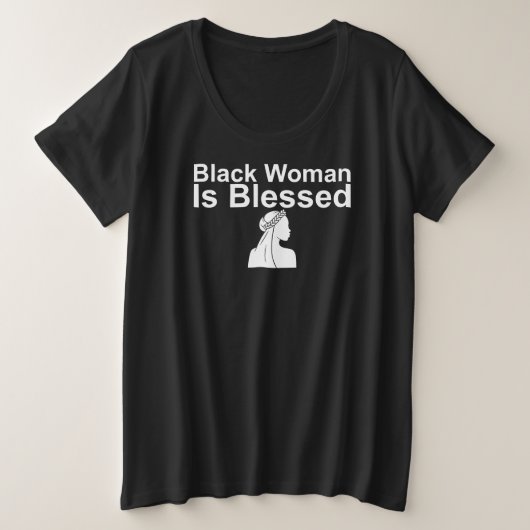 祝福 プラスサイズTシャツ (デザイン正面)