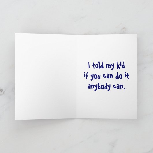 祝福!卒業だ！ カード (内部)