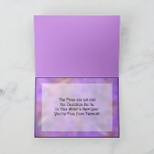 祝福、呪文、儀式 - メッセージ付き カード (内部)