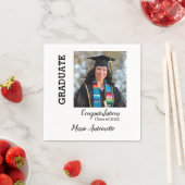 祝福 |大学院の名前&写真 スタンダードカクテルナプキン (インサイチュ)