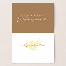 祝福!祖母フォイルカード