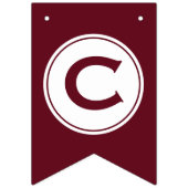 祝福!秋のブルゴーニュで バンティングフラッグ (第1の旗)