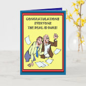 祝福!良いチームワーク! カード (黄色い花)